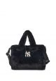 Basic Fur Fleece Tote Bag NEW YORK YANKEES black