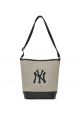 Basic Big Logo Canvas Bucket Bag NEW YORK YANKEES Black