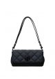 Willa Matte Flap Shoulder Clutch Black