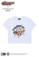 The Powerpuff Girls x Acmedelavie Crayon Artwork Crop T-Shirts White