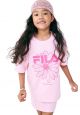 FILA x MARDI [KIDS] Flower T-Shirt Light Pink