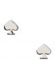 Signature Spade Mini Studs Silver