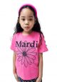 [KIDS] Tshirt FlowerMardi Pink Black