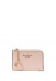 Madison Medium L-Zip Card Holder Conch Pink