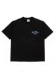 Script Logo Embroidery Short Sleeve T-Shirt Black