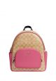 Court Backpack In Signature Canvas Light Khaki Petunia