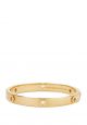 Spot The Spade Studded Hinged Bangle Gold