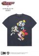 The Powerpuff Girls x Acmedelavie Big Printing Artwork T-Shirts Charcoal