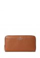 Leila Large Continental Wallet Warm Gingerbread