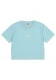 W Classic Logo Baby Crop Sky Blue