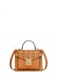 Small Tracy Satchel in Visetos Cognac