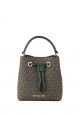 Suri Small Bucket Crossbody Bag In Signature Racing Green