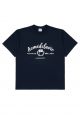 Script Flag Logo Short Sleeve T-Shirt Navy