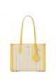 Market Striped Canvas Medium Tote Morning Light