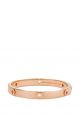 Spot The Spade Studded Hinged Bangle Rose Gold