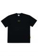 Glossy Basic Logo Short Sleeve T-Shirt Black