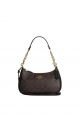 Teri Shoulder Bag In Signature Canvas Brown Black