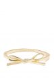 Skinny Mini Bow Bangle Gold