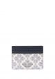 Signature Spade Flower Small Slim Card Holder Navy Multi