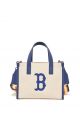 Basic Big Logo Canvas S-Tote Bag Boston Red Sox Cream