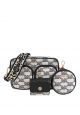 Jet Set Medium Pocket Crossbody With Attachments Black Multi