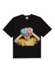 Baby Face Short Sleeve T-Shirt Black Donut 5