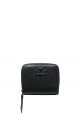 Thea Bifold Leather Wallet in Black