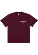 ADLV Stitch Embroidered Short Sleeve T-Shirt Wine