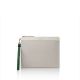 Clutch 27 Saffiano Set Cream