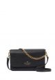 Madison Small Flap Crossbody Black