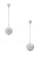 Razzle Dazzle Linear Earrings Silver