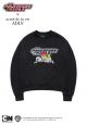 The Powerpuff Girls x Acmedelavie Logo Crop Sweatshirt Black