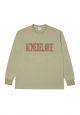 Big Crack Logo Long Sleeve T-Shirt Beige