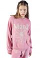 Cotton Pullover FlowerMardi Pink Ivory