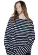 Tshirt Long Sleeve Stripe Navy Green