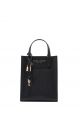 Micro Grind Satchel Tote Bag Black