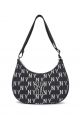 Big Classic MONOGRAM Jacquard L-Hobo Bag NEW YORK YANKEES black