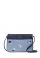 Leila Triple Gusset Crossbody Indigo Shadow Multi