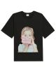 Baby Face Short Sleeve T-Shirt Black Gift