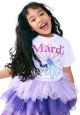 [KIDS] Tshirt FlowerMardi Gradation White Purple