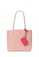 Ava Reversible Tote Donut Pink