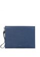 Clutch 32 Saffiano Navy