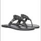 Miller Fringe Sandal Calf Leather Perfect Black