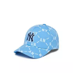 MLB NY Yankees Argyle Monogram Large Bucket Bag Blue
