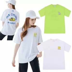 MLB Korea - Men's Basic Small Logo Long Sleeve T-Shirt Cream / L