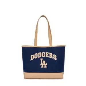 MLB KOREA PINK~Women's Basic Fleece Tote Bag LA Dodgers