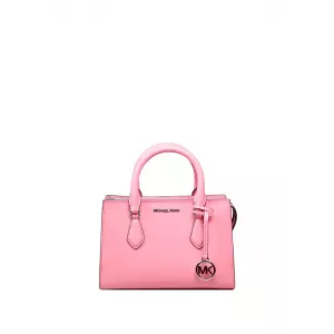 Michael Kors, Bags, Michael Kors Sheila Small Faux Saffiano Leather  Crossbody Bag Hot Pink