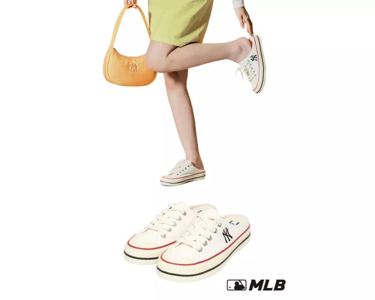MLB Korea Playball Origin Mule Women's Shoes, Slippers