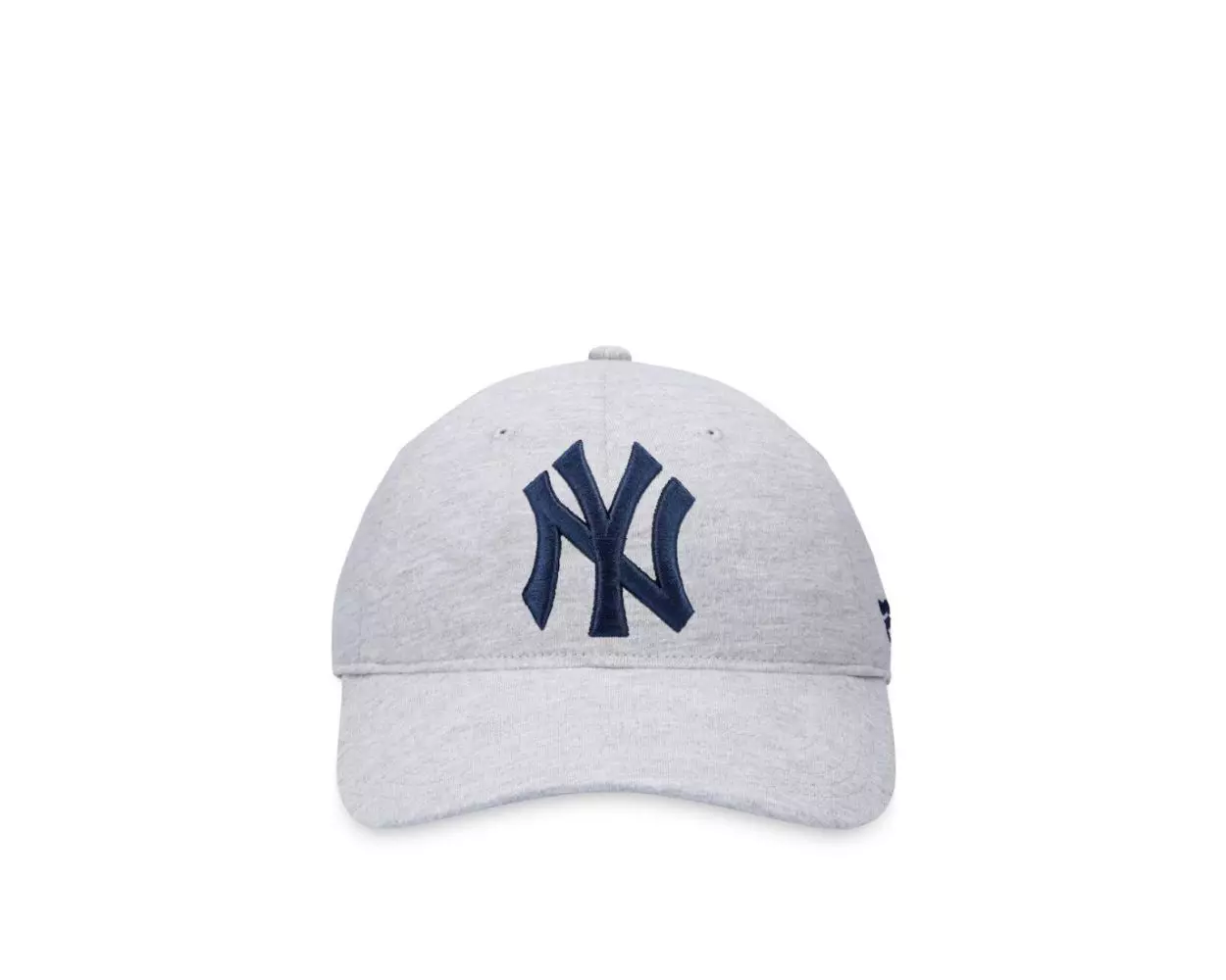 Men's New York Yankees Fanatics Branded Heather Gray Logo Adjustable Hat